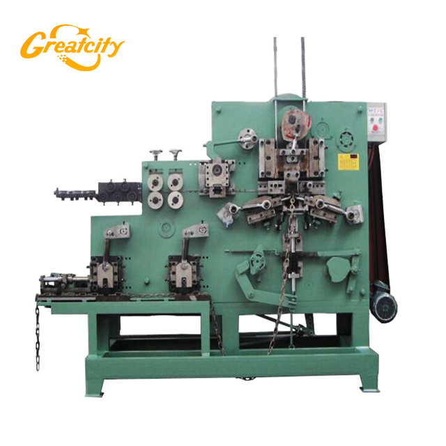 Máquina de fabricación de cadena de acero con anillo tórico mecánico 8