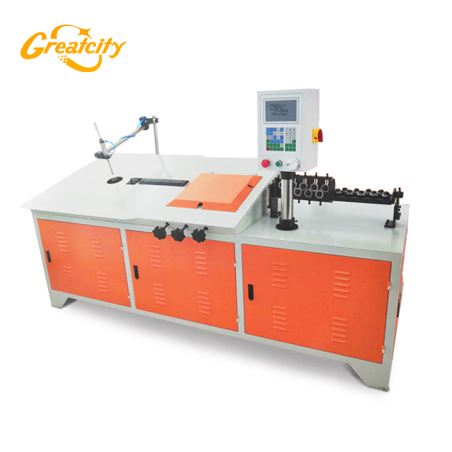 enderezar y de corte 2d CNC pequeño alambre máquina de doblado