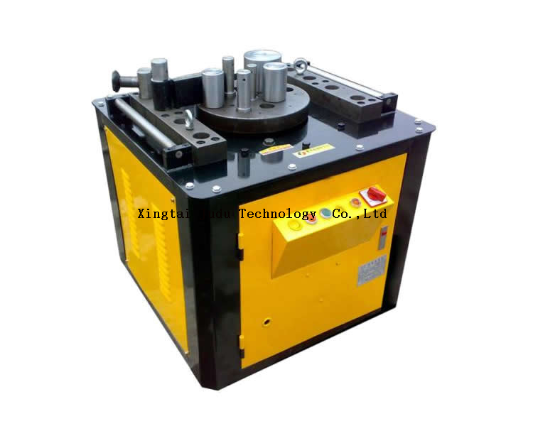 Máquina dobladora de barras de refuerzo eléctrica de 110 v de servicio pesado / dobladora de barras de refuerzo de 25 mm dobladora de estribos de acero de 180 grados